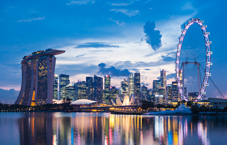 Singapore Skyline - A Crypto-Friendly City